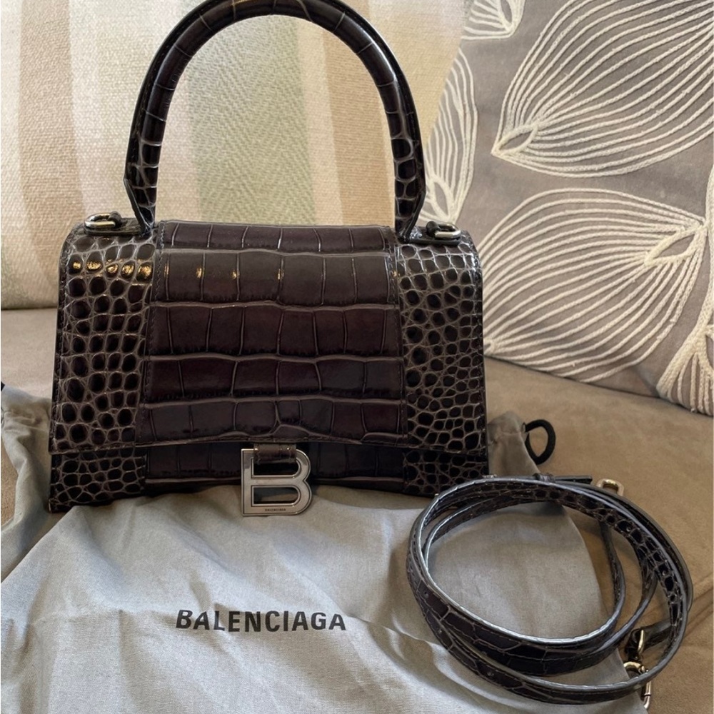 Balenciaga Crocodile Small Hourglass